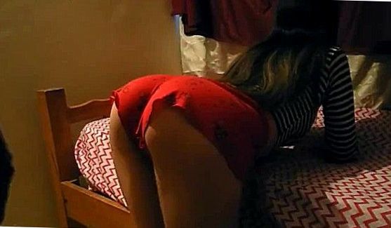 Jayden James sling strip, порно видео
